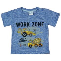 "Work Zone" rövid ujjú fiú póló