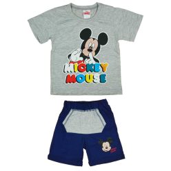 2 részes kisfiú pamut nyári szett Mickey egér mintával