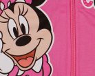 Cipzáras mellény belül bolyhos pamut anyagból, Minnie mintával