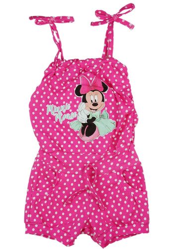 Nyári kislány overál Minnie egér mintával