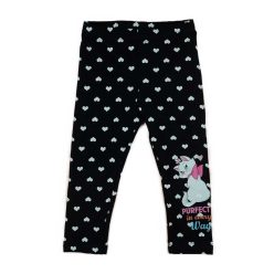   Belül enyhén bolyhos kislány leggings Marie cica mintával