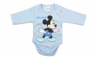 Hosszú ujjú baba body Mickey mintával