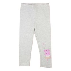 Elasztikus pamut kislány leggings Peppa malac mintával