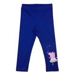 Elasztikus pamut kislány leggings Peppa malac mintával