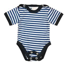 Rövid ujjú dupla patentos baba body