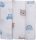 Bubaba muslin pelenka 80x80 cm (3 db)- Teddy
