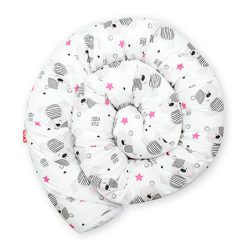   Scamp rácsvédõ hengerpárna 210cm White Grey Bears BRVE010 210CM