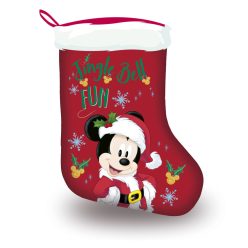   Disney Mickey Jingle Bell karácsonyi kandalló zokni, csizma 42 cm