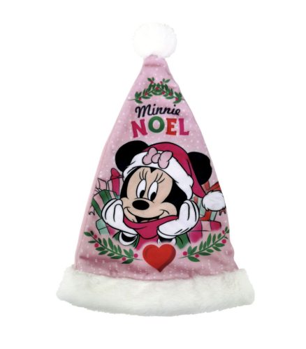 Disney Minnie Noel mikulás sapka 37 cm