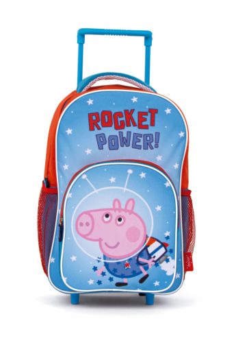 Peppa malac Rocket gurulós ovis hátizsák, táska 36 cm