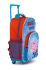 Peppa malac Rocket gurulós ovis hátizsák, táska 36 cm