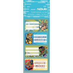 Gamer füzetcímke 12 db-os, Nebulo