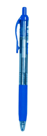 Zseléstoll, 0,5 mm, kék tinta, kék tolltest, Nebulo
