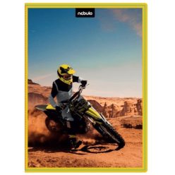   Motocross füzetbox A/4, hullámkarton, gazdaságos kivitel, Nebulo