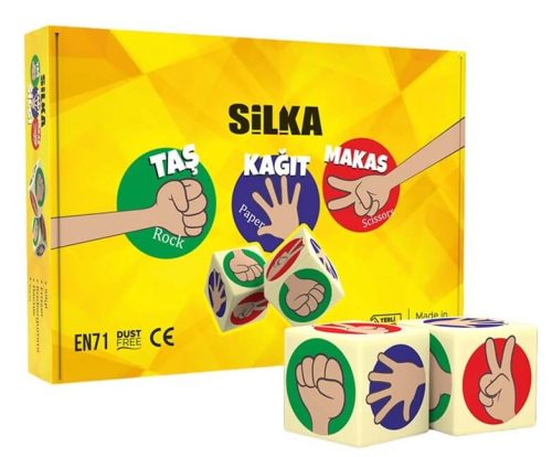 Radír, Silka, 2 db/szett, Kő-Papír-Olló