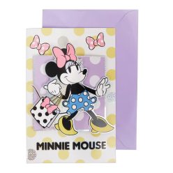 Disney Minnie Shopping 3D üdvözlőkártya