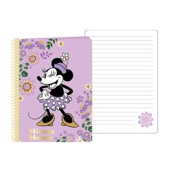 Disney Minnie Purple spirál notesz, füzet A5