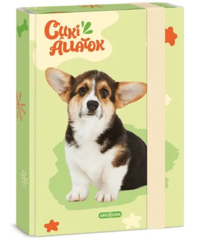 Cuki állatok füzetbox A/5, welsh corgi