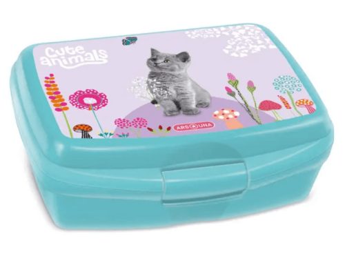 Cuki állatok uzsonnás doboz, kitten, cicás