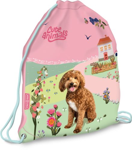 Doggie, kutyás tornazsák, sportzsák 42x32cm, Cute Animals