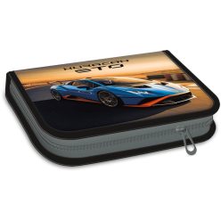   Lamborghini, autós tolltartó, klapnis, töltött, kék-narancs