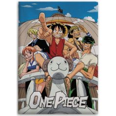 One Piece The Going Merry coral fleece takaró 110x150cm