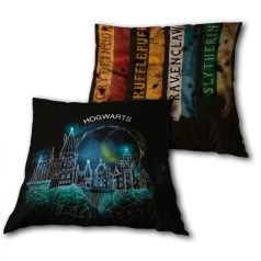   Harry Potter Hogwarts Enchanted Night párna, díszpárna 35x35 cm