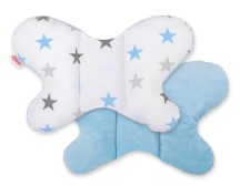 BabyLion Prémium pillangó párna - Kék csillagok