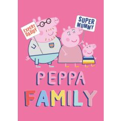 Peppa malac Family Pink polár takaró 100x140cm