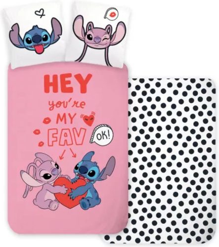 Disney Lilo és Stitch, A csillagkutya Hey ágyneműhuzat 140×200cm, 70×90 cm