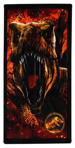 Jurassic World Claws of Chaos fürdőlepedő, strand törölköző 70x140cm