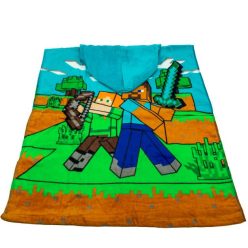   Minecraft Diamond Defender strand törölköző poncsó 50x115 cm
