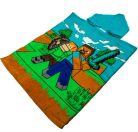 Minecraft Diamond Defender strand törölköző poncsó 50x115 cm