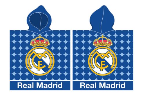Real Madrid Los Blancos strand törölköző poncsó 55x110 cm (Fast Dry)