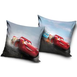 Disney Verdák Speed Zone párnahuzat 40x40 cm Velúr