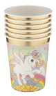 Unikornis Rainbow papír pohár 6 db-os 250 ml