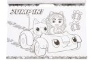 Gabi babaháza Cats színező és activity szett