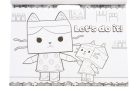 Gabi babaháza Cats színező és activity szett