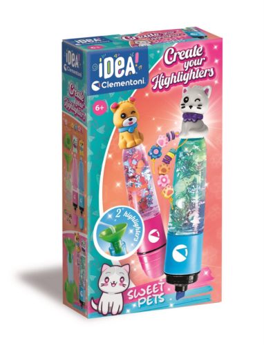 Színes Sweet Pets szövegkiemelő készlet Clementoni
