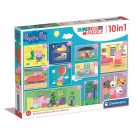 Peppa malac Life 10 az 1-ben puzzle Clementoni