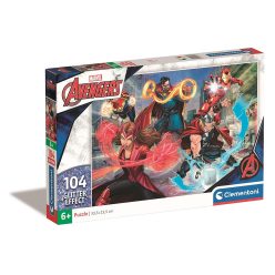   Bosszúállók Superpowers 104 db-os Glitter puzzle Clementoni