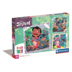   Disney Lilo és Stitch, A csillagkutya Music 3x48 db-os puzzle Clementoni