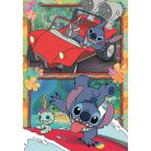 Disney Lilo és Stitch, A csillagkutya Wild Adventure 104 db-os puzzle Clementoni