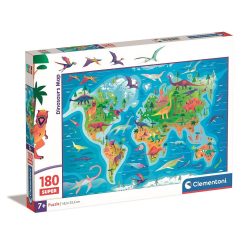 Dinoszaurusz Map 180 db-os puzzle Clementoni