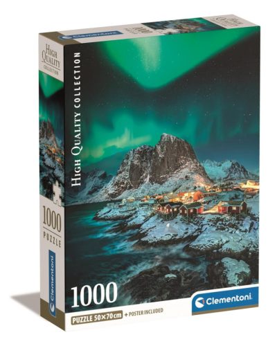 Norvégia Lofoten 1000 db-os Compact puzzle Clementoni