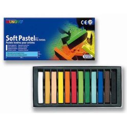  Porkréta, porpasztell, MUNGYO Soft Pastel For Artists, 12 db-os