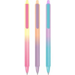   Radírozható golyóstoll, nyomógombos, Cool Pack Gradient Light, 2022, 3 féle szín