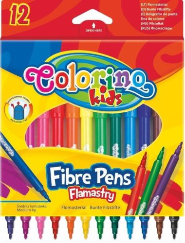 Filctoll készlet 12 db-os, 1 mm, Colorino