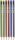 Grafitceruza HB radírral, Colorino School Stripes trio, háromszög test