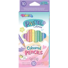 Színes ceruzakészlet 10 db-os, Colorino, pasztell